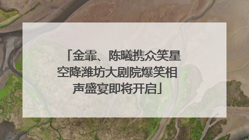金霏、陈曦携众笑星空降潍坊大剧院爆笑相声盛宴即将开启