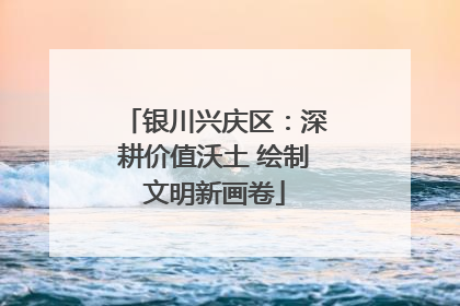 银川兴庆区：深耕价值沃土 绘制文明新画卷