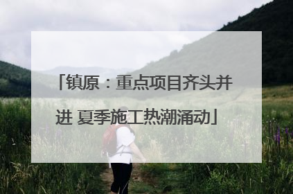 镇原：重点项目齐头并进 夏季施工热潮涌动