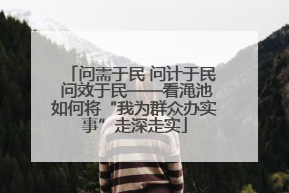 问需于民 问计于民 问效于民——看渑池如何将“我为群众办实事”走深走实