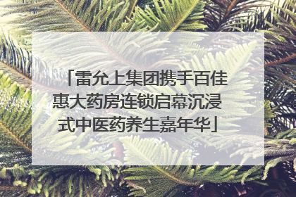 雷允上集团携手百佳惠大药房连锁启幕沉浸式中医药养生嘉年华