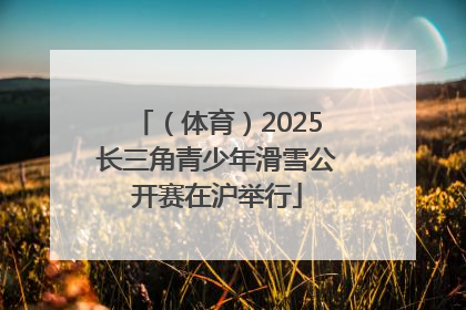 （体育）2025长三角青少年滑雪公开赛在沪举行