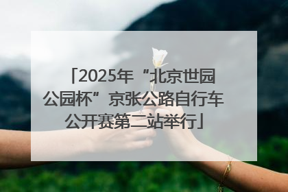 2025年“北京世园公园杯”京张公路自行车公开赛第二站举行