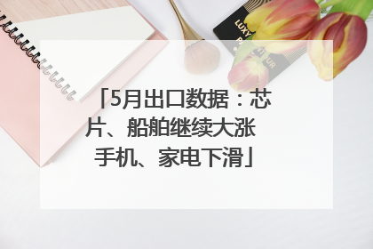 5月出口数据：芯片、船舶继续大涨 手机、家电下滑
