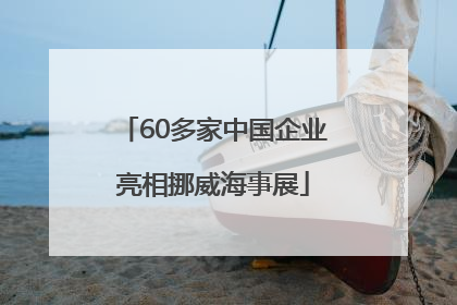 60多家中国企业亮相挪威海事展